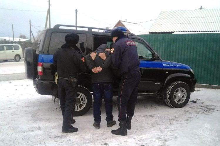 В Бурятии по горячим следам задержан подозреваемый в грабеже