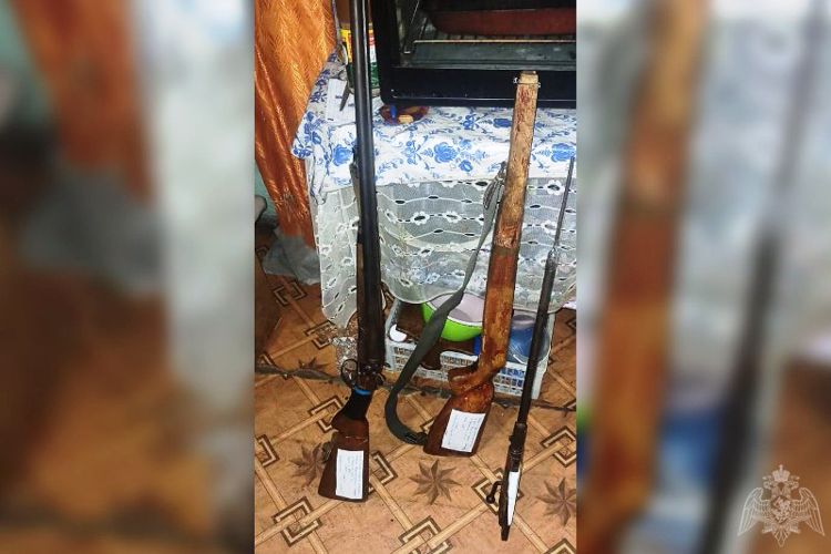В Бурятии сотрудники Росгвардии изъяли незарегистрированные ружья