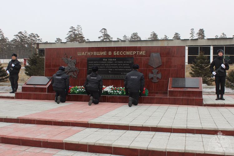 Сотрудники ОМОН «Кречет» Росгвардии отмечают День образования отряда