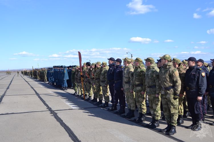 В Бурятии росгвардейцы готовятся к параду Победы