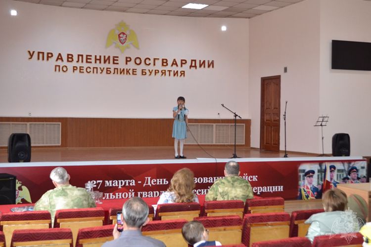В Росгвардии Бурятии прошел региональный этап конкурса детской патриотической песни