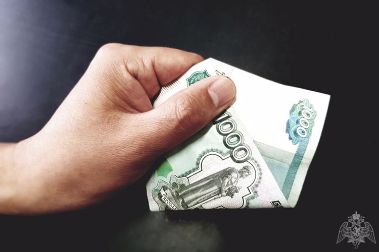 В Улан-Удэ росгвардейцы задержали мужчину с сувенирной банкнотой