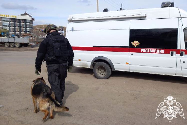 В Улан-Удэ сотрудники ОМОН Росгвардии произвели осмотр подозрительного предмета