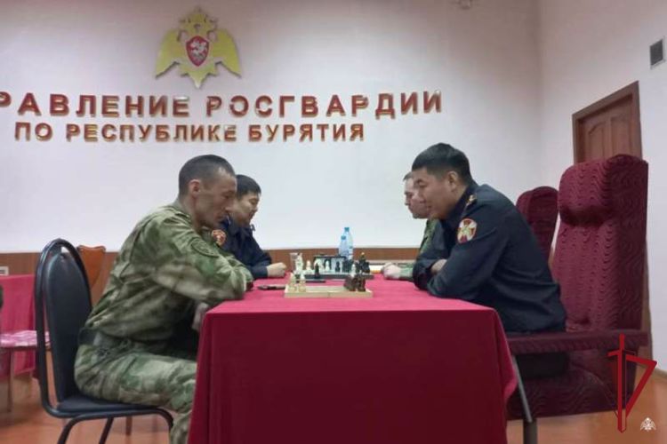 В Управлении Росгвардии по Республике Бурятия прошел шахматный турнир