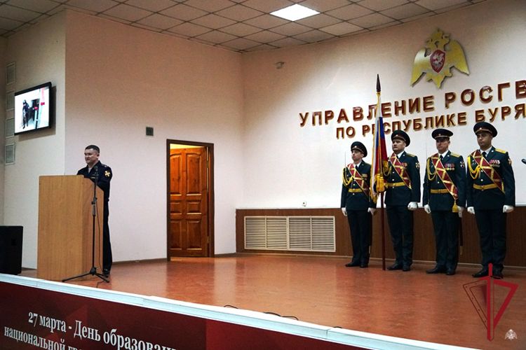 В Бурятии росгвардейцы отметили годовщину образования войск национальной гвардии Российской Федерации