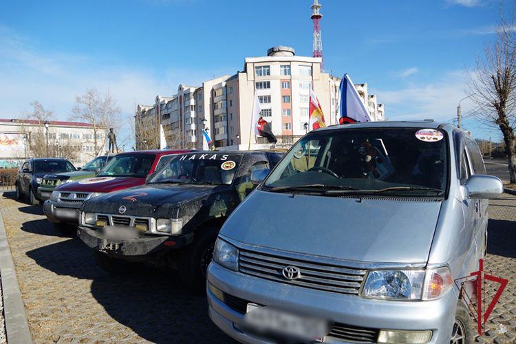 Участники автопробега Росгвардии «Дорога к Победе» прибыли в Бурятию
