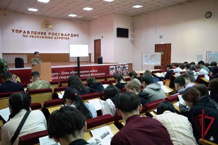 В Бурятии росгвардейцы присоединились к международной исторической акции «Диктант Победы»