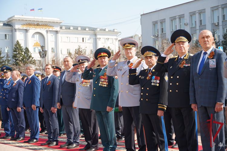 В Улан-Удэ росгвардейцы приняли участие в Параде Победы