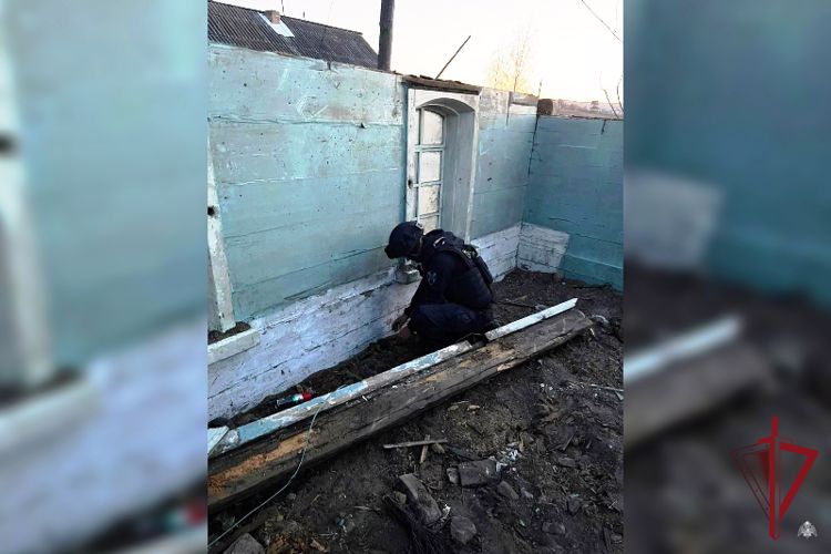 Сотрудники ОМОН Росгвардии обследовали гранату в Бурятии