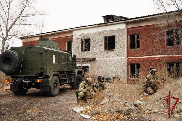 В Бурятии прошли тактико-специальные учения Росгвардии