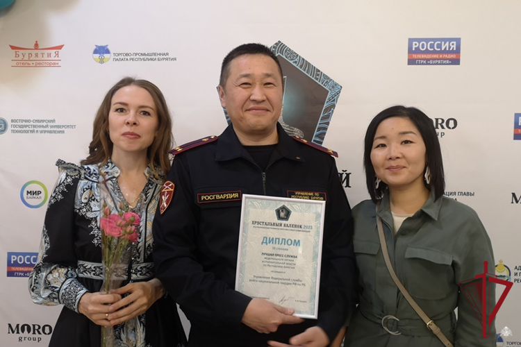 Пресс-служба Управления Росгвардии стала дипломантом премии «Хрустальный валенок-2023»