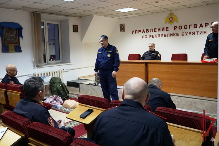 В Улан-Удэ занятия по оказанию первой помощи прошли для сотрудников вневедомственной охраны Росгвардии