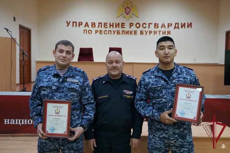 Улан-удэнец поблагодарил сотрудников Росгвардии за неравнодушие