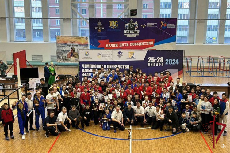 В Бурятии прошел чемпионат и первенство ДФО по универсальному бою памяти сотрудника ОМОН Росгвардии 