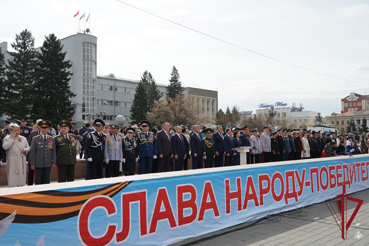 Личный состав территориального Управления Росгвардии принял участие в Параде Победы в Улан-Удэ 