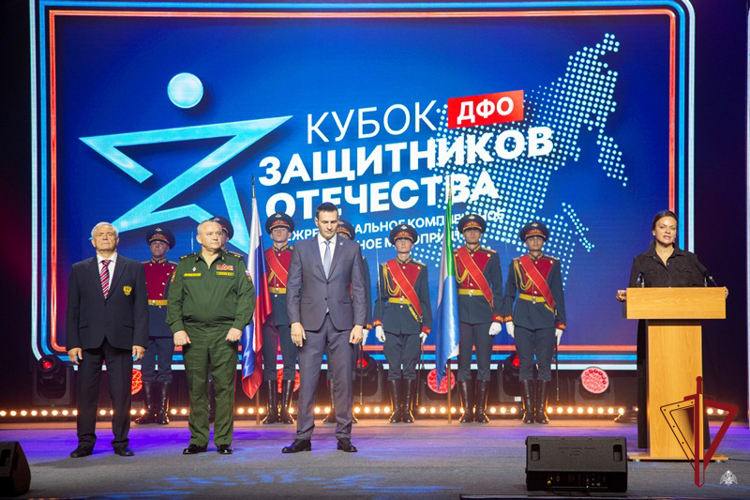 Росгвардеец в составе команды Бурятии принял участие в Кубке Защитников Отечества в Хабаровске