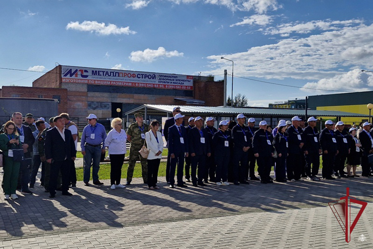 В Улан-Удэ росгвардейцы участвовали в учениях по ликвидации эпизоотии
