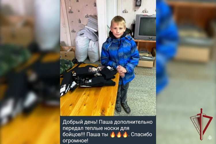 В Бурятии сын служащей Росгвардии в очередной раз помог мобилизованным землякам