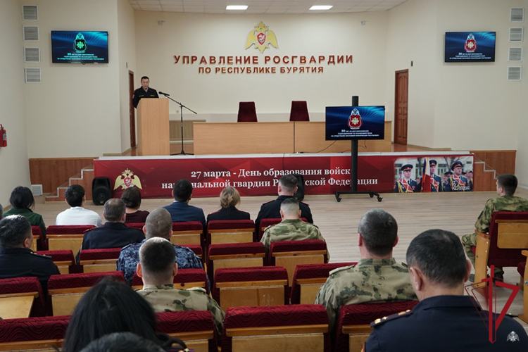 В Улан-Удэ прошло торжественное собрание, посвященное 30-летию образования пресс-служб Росгвардии