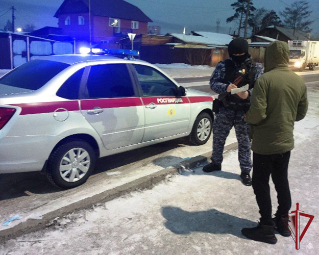 В Улан-Удэ росгвардейцами пресечен незаконный оборот наркотических средств