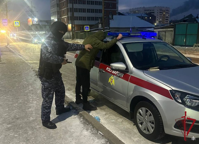 На севере Бурятии росгвардейцы задержали хулигана