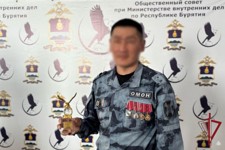 Сотрудник Росгвардии стал лауреатом конкурса «Признание» Общественного совета при МВД Бурятии
