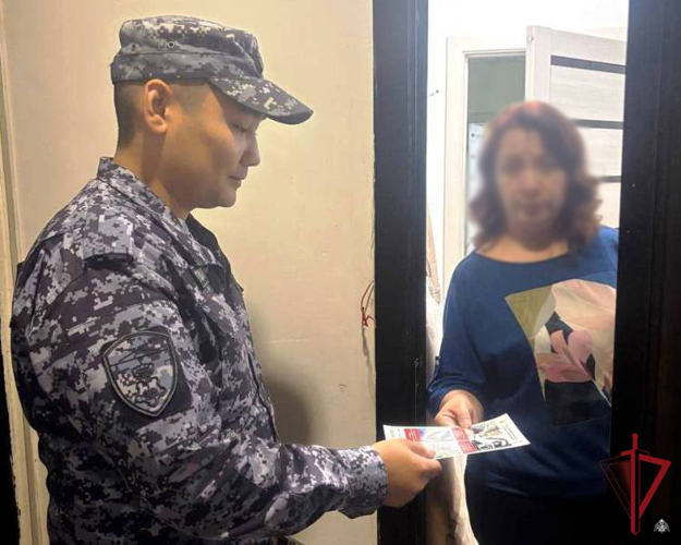 «Безопасный дом, подъезд, квартира»: в Бурятии росгвардейцы проводят профилактическую акцию по защите имущества