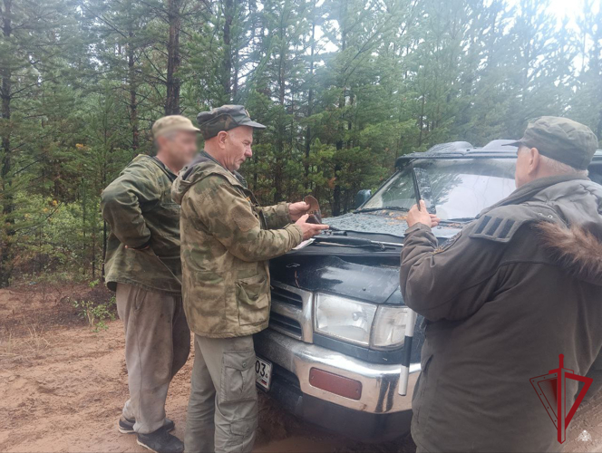 В Бурятии сотрудники Росгвардии и Бурприроднадзора провели совместный рейд