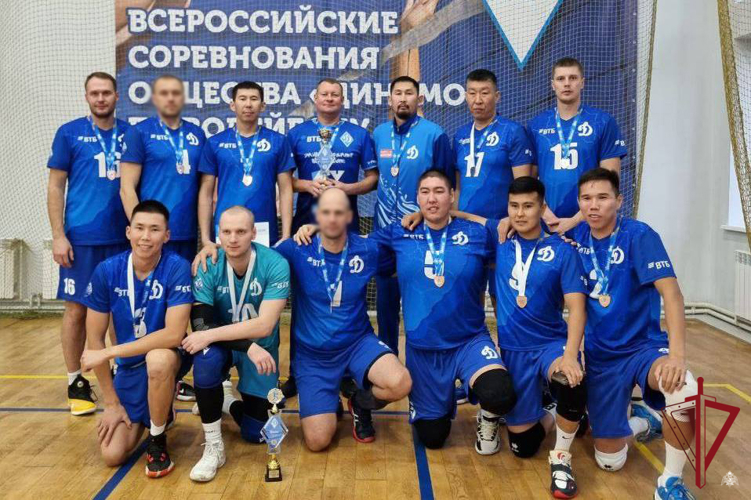 Росгвардейцы в составе сборной Бурятии стали бронзовыми призерами Всероссийских соревнований  общества «Динамо» по волейболу