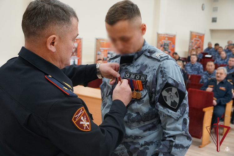 В Бурятии росгвардейцы отмечены государственными наградами  