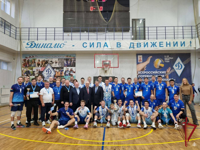 Росгвардейцы в составе сборной Бурятии стали бронзовыми призерами Всероссийских соревнований  общества «Динамо» по волейболу