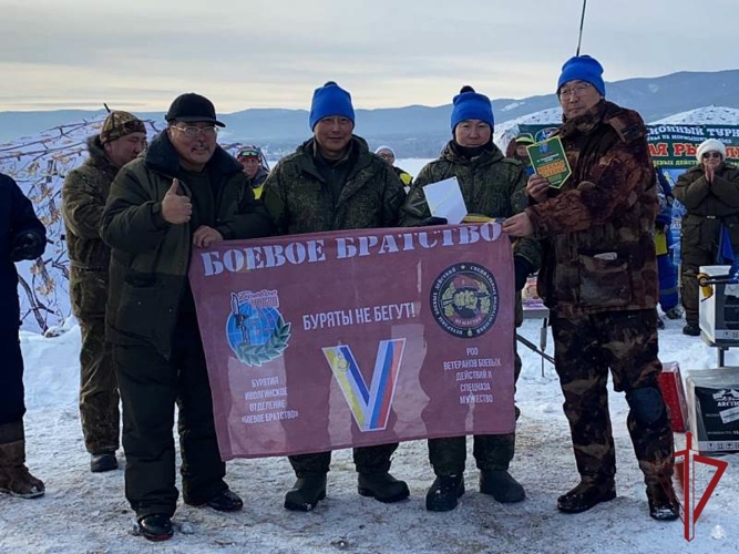 В Бурятии росгвардейцы заняли пять призовых мест в турнире по ловле рыбы на льду