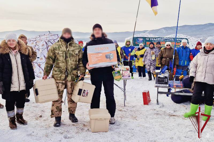 В Бурятии росгвардейцы заняли пять призовых мест в турнире по ловле рыбы на льду