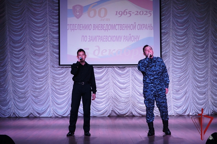 В Заиграевском районе вневедомственная охрана отметила 60-летний юбилей 