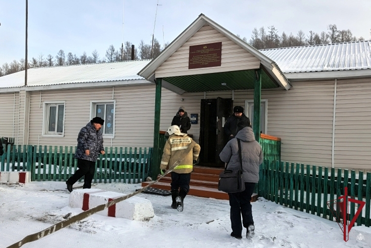 На севере Бурятии прошли совместные учения Росгвардии и пожарных