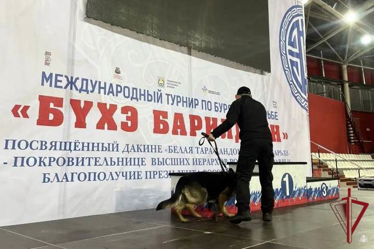 Сотрудники Росгвардии обеспечивают безопасность Международного турнира по  бурятской борьбе