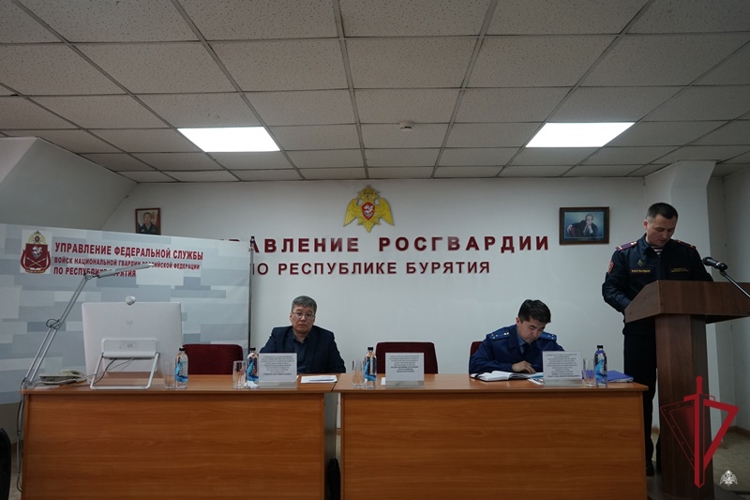 В Управлении Росгвардии по Республике Бурятия состоялось заседание координационного совета