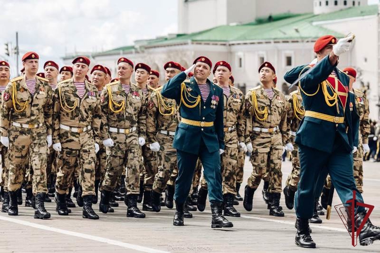 В Бурятии росгвардейцы приняли участие в Параде Победы