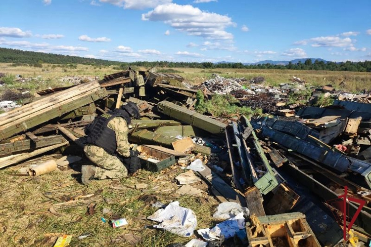 Взрывотехники Росгвардии обследовали снаряды в пригороде Улан-Удэ