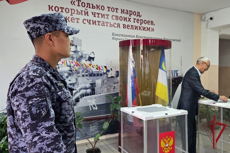 В Бурятии росгвардейцы обеспечили безопасность в Единый день голосования