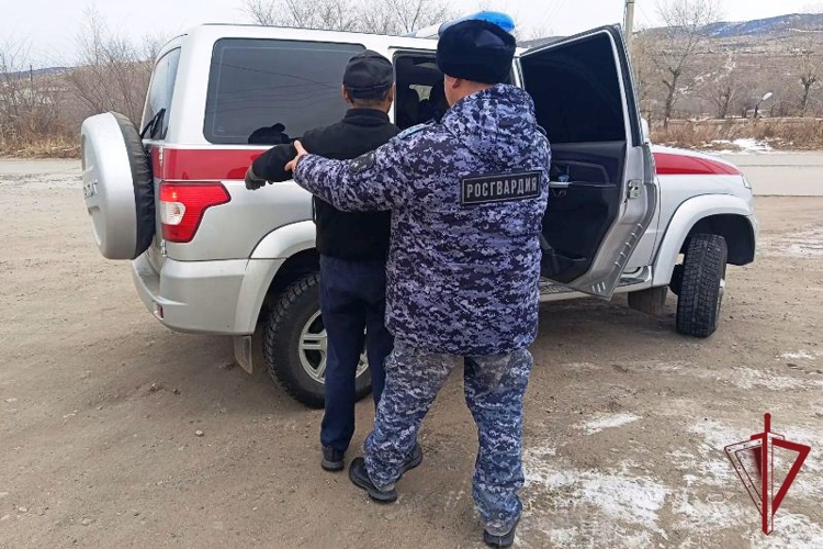 В Кяхте росгвардейцы задержали мужчину, находившегося в федеральном розыске