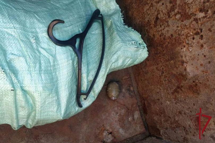 В Улан-Удэ взрывотехники Росгвардии обследовали гранату